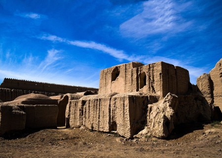 Colline de sable en Iran