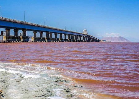 Bridge of Urmia lake